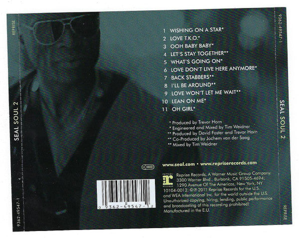 Seal – Soul 2 (Used) (Mint Condition) CD