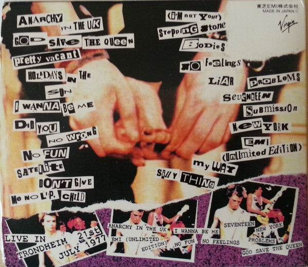 Sex Pistols - Live in Trondheim, 21st July 1977 (Used) (Mint Condition) CD