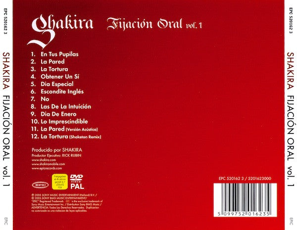 Shakira – Fijación Oral Vol. 1 (Used) (Mint Condition) - CD