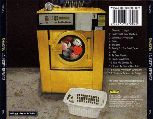 Shakira – Laundry Service (Used) (Mint Condition) CD