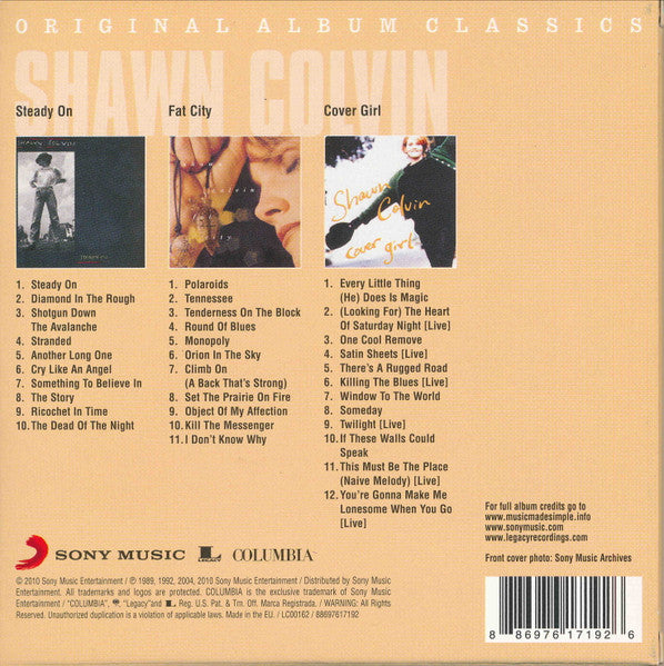 Shawn Colvin – Original Album Classics - 3 Discs (Used) (Mint Condition) CD