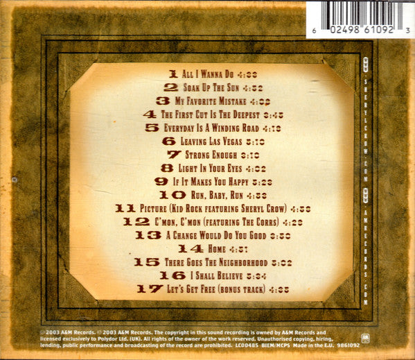 Sheryl Crow - The Very Best Of Sheryl Crow (Used) (Mint Condition)