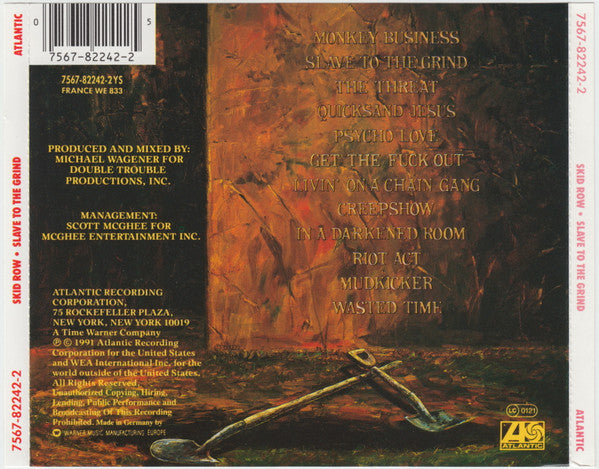 Skid Row – Slave To The Grind (Used) (Mint Condition) CD