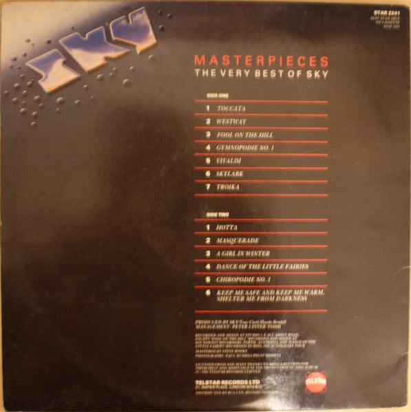 Sky (4) – Masterpieces - The Very Best Of Sky (Used) (Mint Condition)