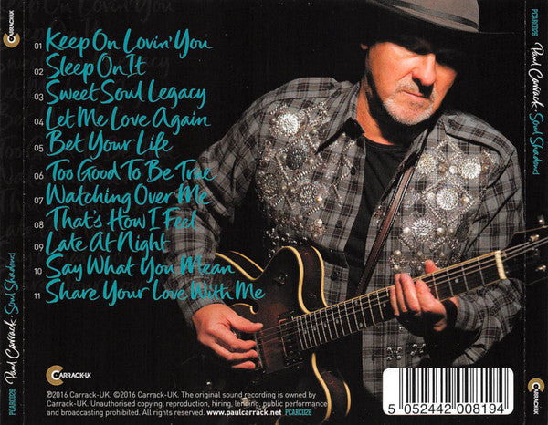 Paul Carrack - Soul Shadows (Used) (Mint Condition) CD