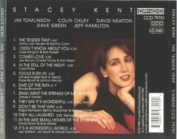 Stacey Kent – Love Is... The Tender Trap (Used) (Mint Condition) CD