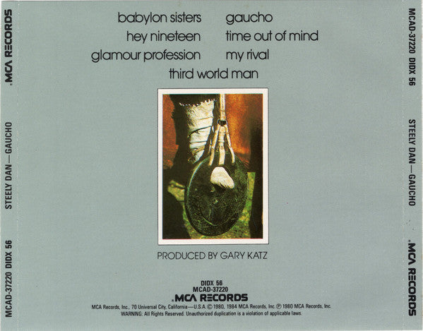 Steely Dan – Gaucho (Used) (Mint Condition) CD