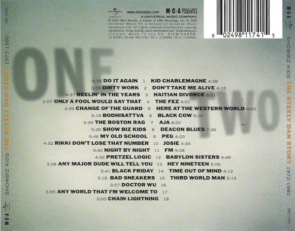 Steely Dan – Showbiz Kids (The Steely Dan Story 1972-1980) 2 Discs (Used) (Mint Condition)