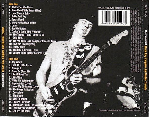 Stevie Ray Vaughan And Double Trouble* – The Essential Stevie Ray Vaughan And Double Trouble (Used) (Mint Condition)