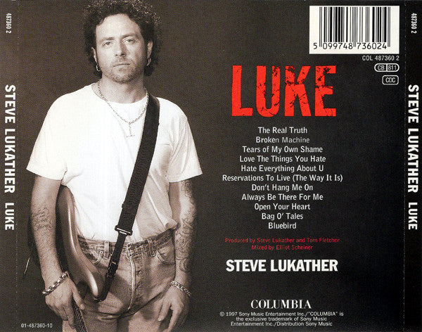 Steve Lukather – Luke (Used) (Mint Condition) CD