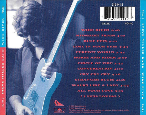 Steve Miller Band – Wide River (Used) (Mint Condition) CD