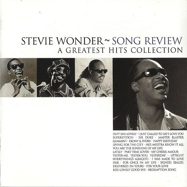 Stevie Wonder – Song Review - A Greatest Hits Collection (Used) (Mint Condition) CD