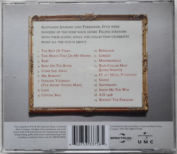 Styx – Babe The Collection (Used) (Mint Condition) CD