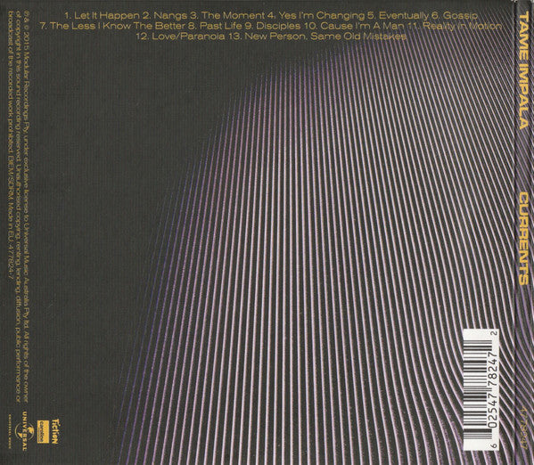 Tame Impala - Currents (Used) (Mint Condition) CD