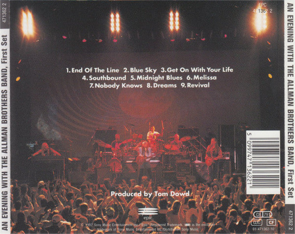 The Allman Brothers Band – An Evening With The Allman Brothers Band - First Set (Used) (Mint Condition) CD