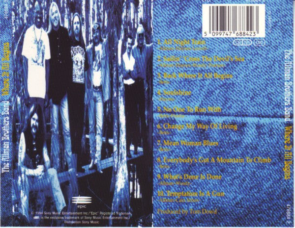 The Allman Brothers Band – Where It All Begins (Used) (Mint Condition) CD