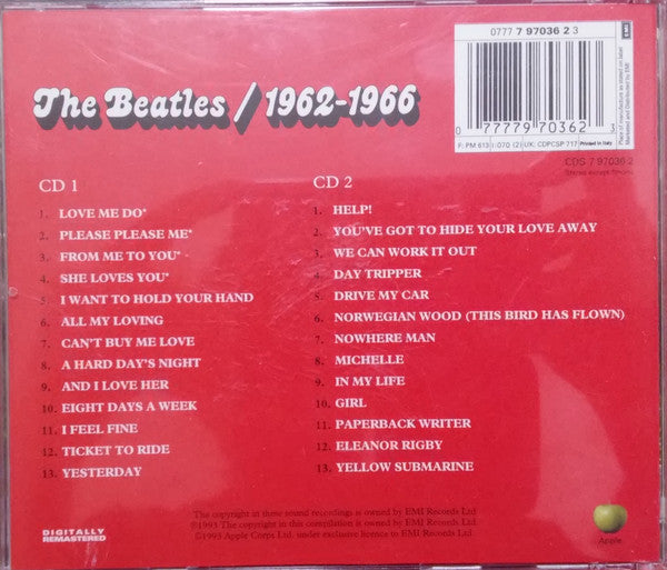 The Beatles – 1962-1966 2 Discs (Used) (Mint Condition) CD