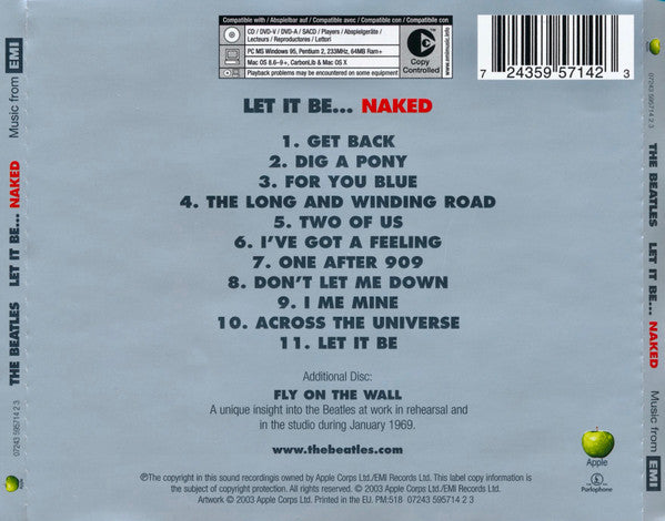 The Beatles – Let It Be... Naked (Used) (Mint Condition) CD