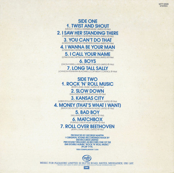 The Beatles – Rock 'N' Roll Music Vol. 1 (Used) (Mint Condition) Vinyl