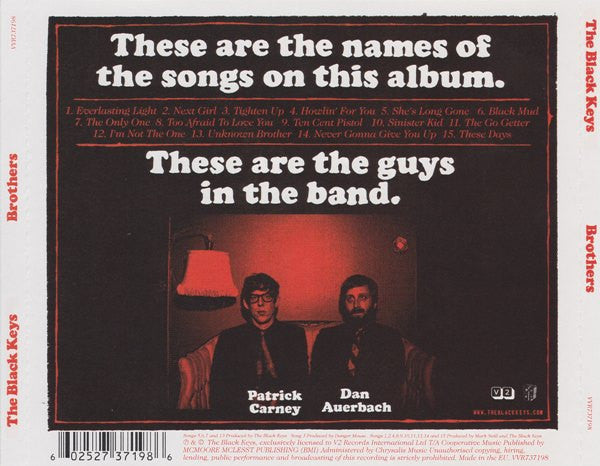 The Black Keys – Brothers (Used) (Mint Condition)