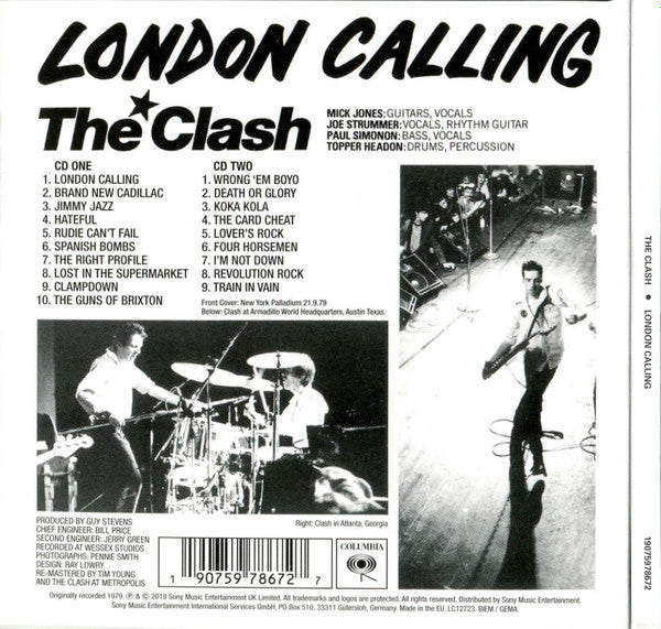 The Clash – London Calling - 2 Discs (Used) (Mint Condition) CD