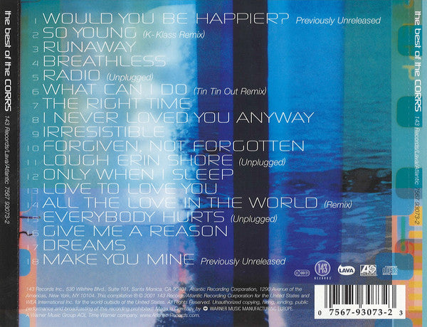 The Corrs – Best Of The Corrs (Used) (Mint Condition)