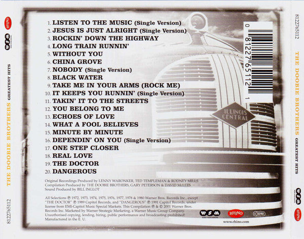 The Doobie Brothers - Greatest Hits (Used) (Mint Condition) CD
