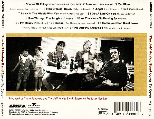 The Jeff Healey Band – Cover To Cover (Used) (Mint Condition) CD