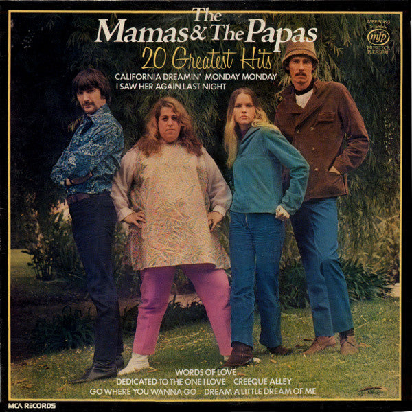 The Mamas & The Papas – 20 Greatest Hits (Used) (Mint Condition) Vinyl