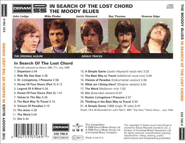 The Moody Blues – In Search Of The Lost Chord (Used) (Mint Condition) CD