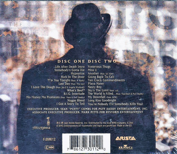 The Notorious B.I.G.* – Life After Death 2 Discs (Used) (Mint Condition) CD