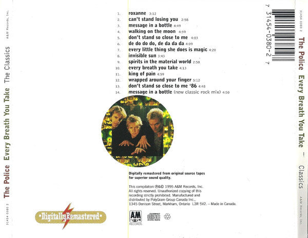 The Police – Every Breath You Take (The Classics) (Used) (Mint Condition)