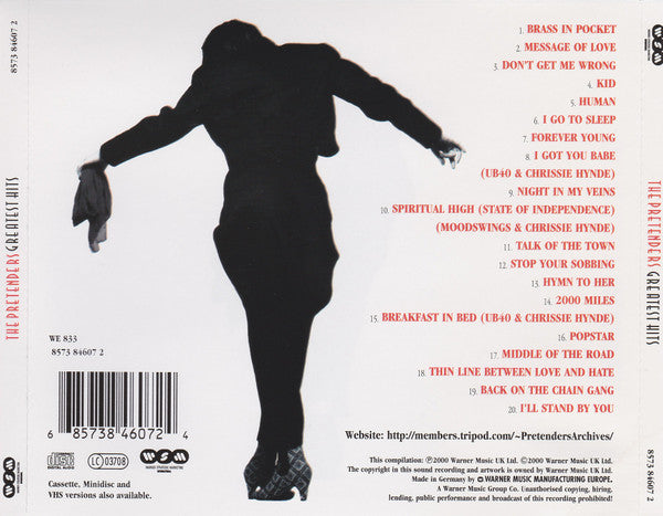 The Pretenders – Greatest Hits (Used) (Mint Condition)