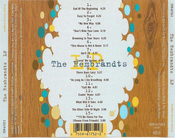 The Rembrandts – L.P.  (Used) (Mint Condition) CD