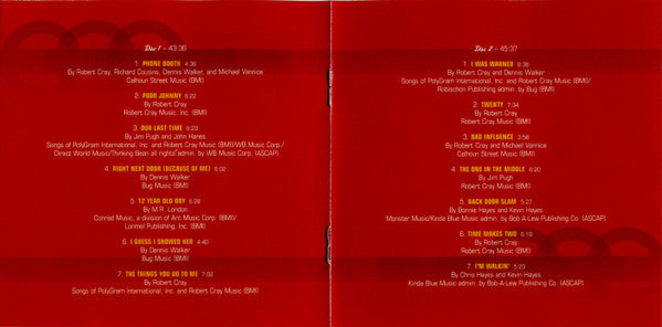 The Robert Cray Band – Live From Across The Pond 2 Discs (Used) (Mint Condition)