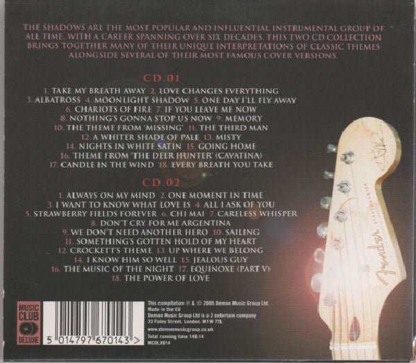 The Shadows – Memories 36 Guitar Moods 2 Discs (Used) (Mint Condition) CD