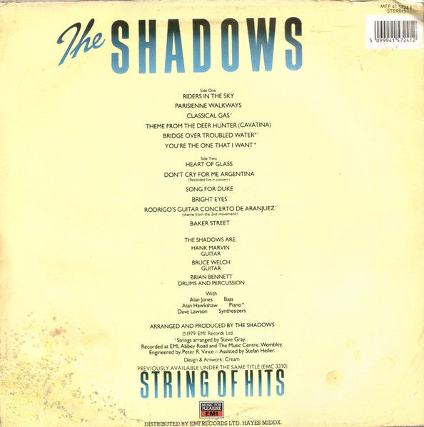 The Shadows – String Of Hits (Used) (Mint Condition)