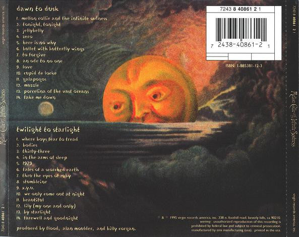 The Smashing Pumpkins – Mellon Collie And The Infinite Sadness 2 Discs (Used) (Mint Condition) CD