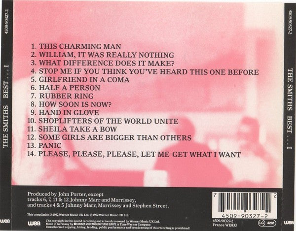 The Smiths – Best... I (Used) (Mint Condition) CD