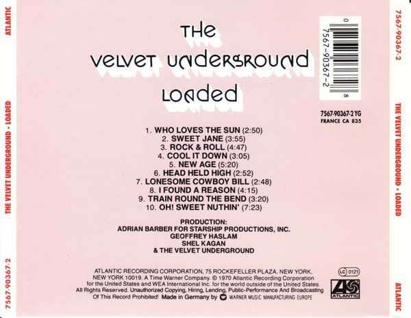 The Velvet Underground – Loaded (Used) (Mint Condition) CD