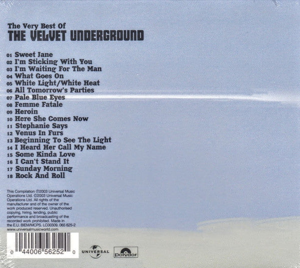 The Velvet Underground – The Very Best Of (Used) (Mint Condition) CD