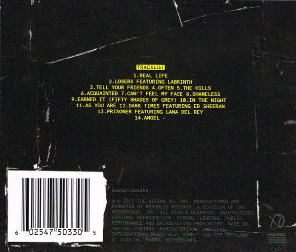 The Weeknd – Beauty Behind The Madness (Used) (Mint Condition) CD