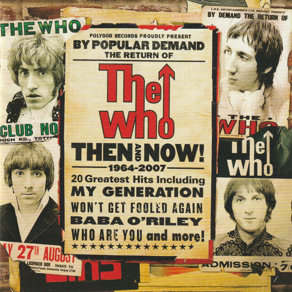 The Who – Then And Now (Used) (Mint Condition) CD