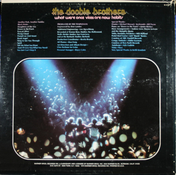 The Doobie Brothers – What Were Once Vices Are Now Habits (Used) (Mint Condition) Vinyl