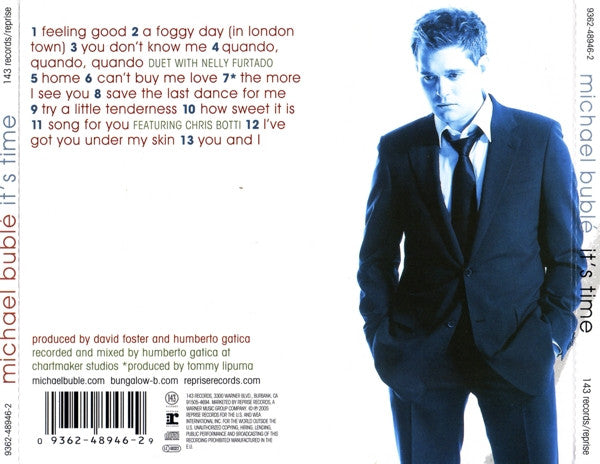 Michael Bublé – It's Time (Used) (Mint Condition) CD