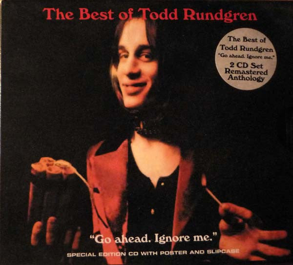 Todd Rundgren – The Best Of Todd Rundgren "Go Ahead. Ignore Me." 2 Discs (Used) (Mint Condition) CD