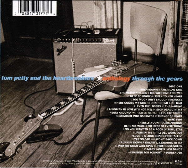 Tom Petty And The Heartbreakers – Anthology - Through The Years (Used) (Mint Condition) 2 Discs (Used) (Mint Condition) CD