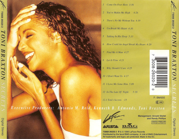 Toni Braxton – Secrets (Used) (Mint Condition) CD