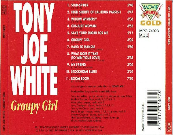 Tony Joe White – Groupy Girl (Used) (Mint Condition) CD
