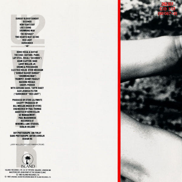 U2 – War (Used) (Mint Condition)